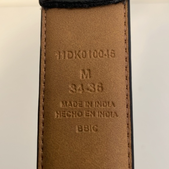 Dockers Black Leather Belt (M) - Picture 5 of 8